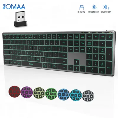 Clavier Bluetooth rétroéclairé pleine taille