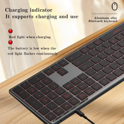 Clavier Bluetooth rétroéclairé pleine taille – image 3