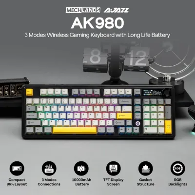 Clavier mécanique sans fil 98 touches