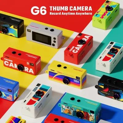 Mini caméra porte-clés rétro 1080P