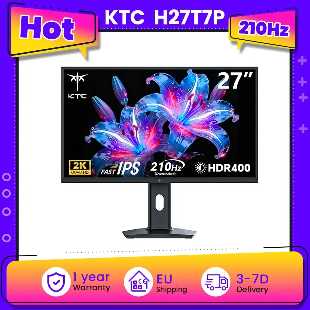 Moniteur de jeu IPS 27 pouces QHD 200 Hz