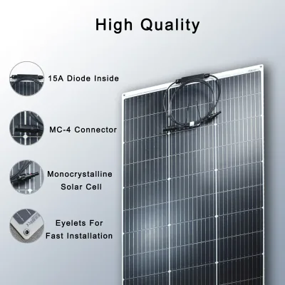 Panneau solaire flexible 125 W – image 3