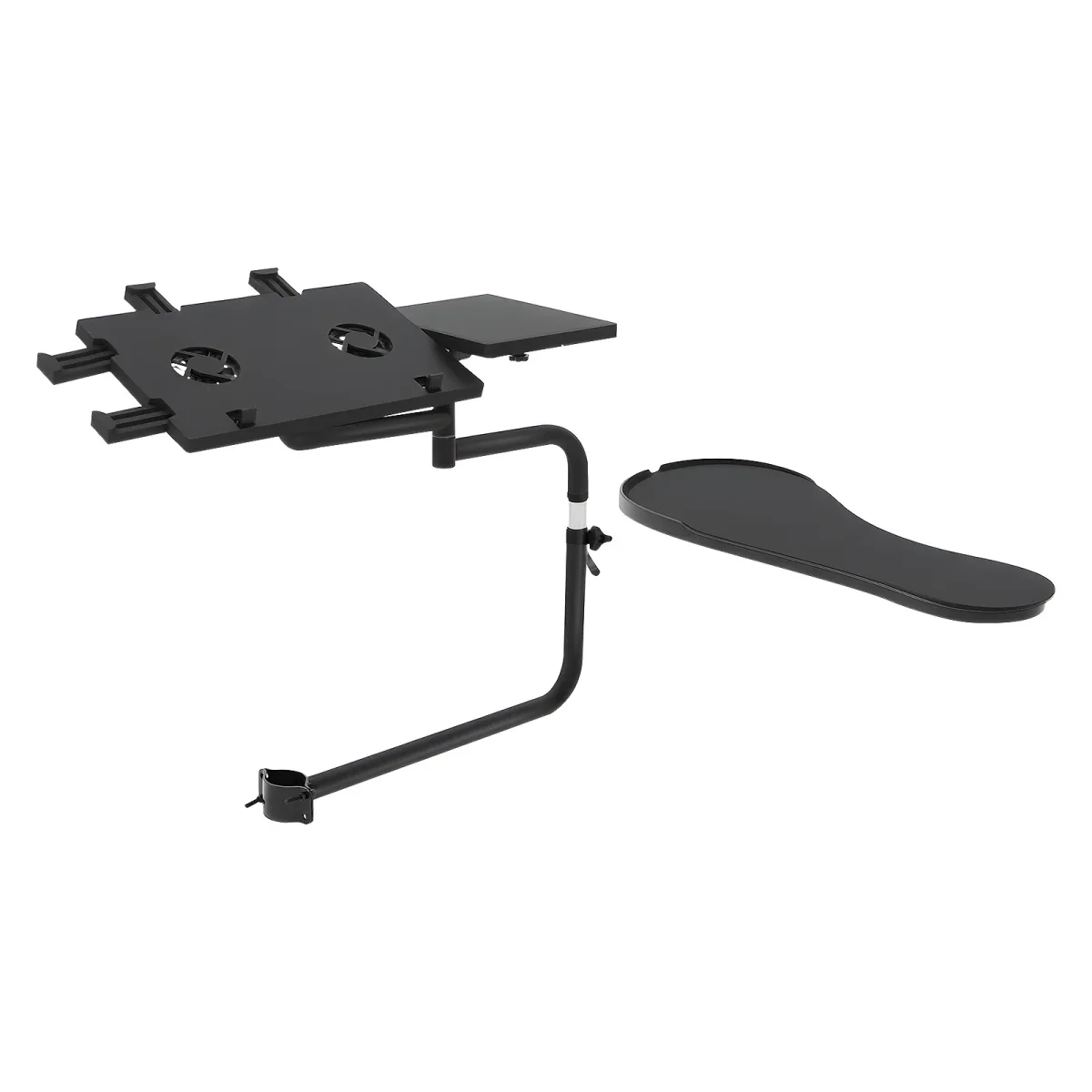 Support d'ordinateur portable rotatif noir