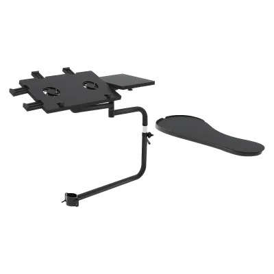 Support d'ordinateur portable rotatif noir