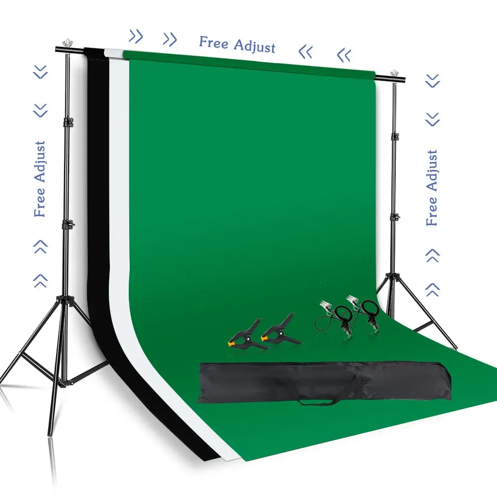 Support de fond réglable pour studio photo