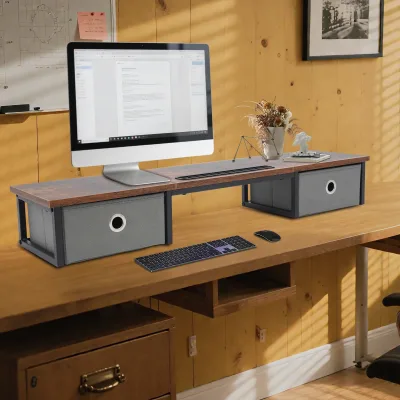 Support de moniteur à deux tiroirs – image 3