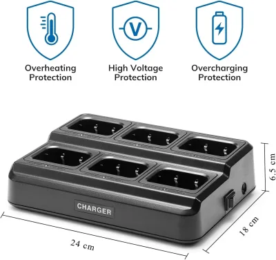 Talkie-walkie PMR446 16 canaux, lot de 6 – image 3